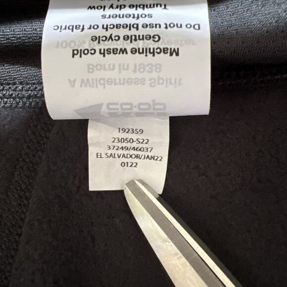 REI Fleece Pants Mens 3XL Black Outdoor Hiking Camping Lightweight Drawstring - Picture 7 of 10